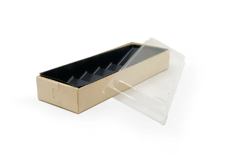 Affordable stainless steel bowls-SELF-ATTACHED RECTANGULAR CONTAINERS