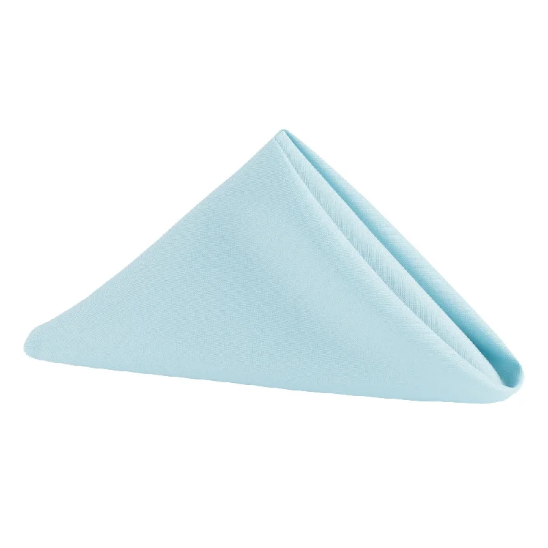 Affordable wooden salad servers-Polyester Napkin 20"x20" - Baby Blue