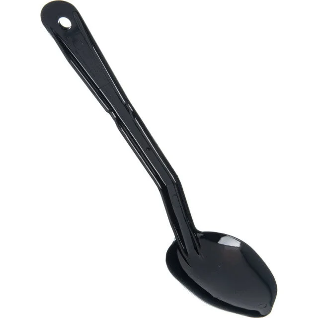 Trendy matte black dinner plates-FINELINE #3302-BK 8.5" BLACK SERVING SPOON (144CT) (SKU #60469)