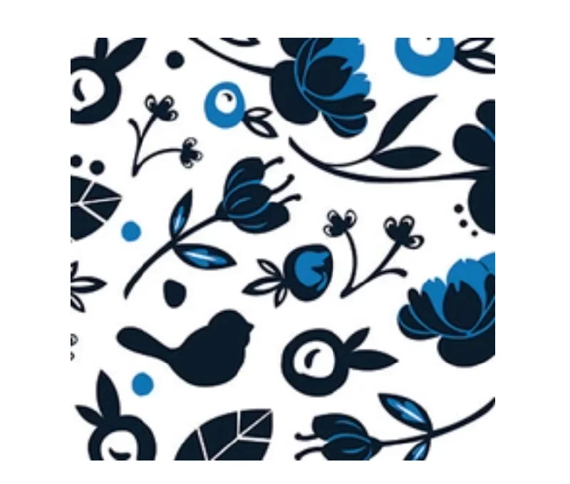 Chic reusable dinnerware sets-Nora Fleming Blue Jay Cocktail Napkins