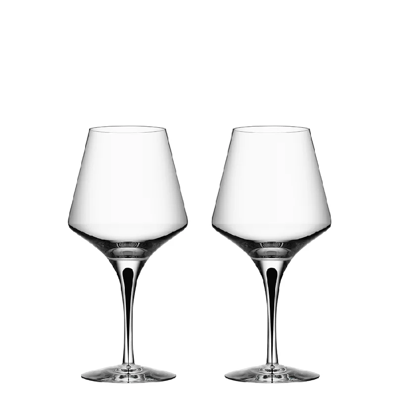 Luxury gold-rimmed wine glasses-Metropol Red Wine Glass, Set of 2