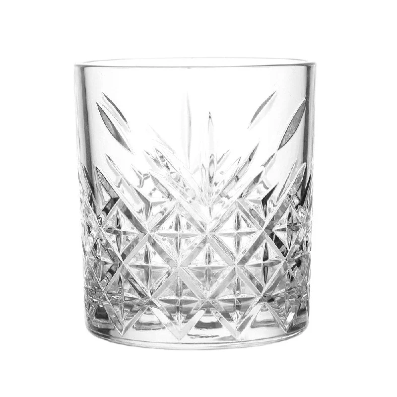 Casual melamine dinnerware sets-Whisky Cut Glass 355ml