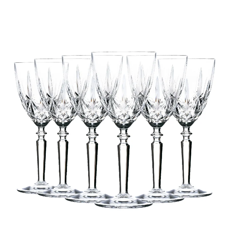 Affordable reusable plastic cups-290ml Orchestra Red Wine Glasses - Pack of Six - By RCR Crystal