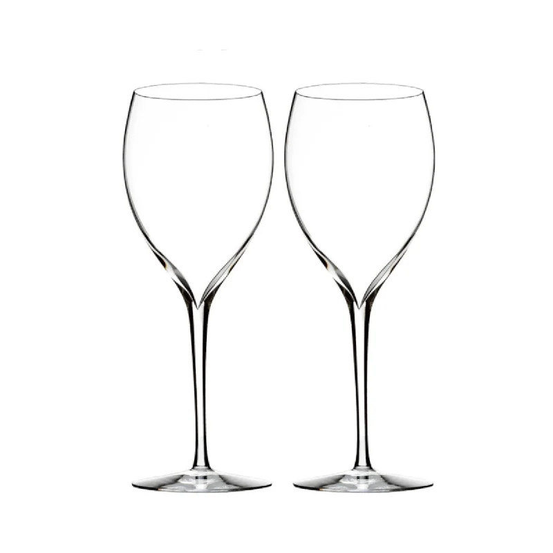 Luxury crystal wine glasses-Waterford Elegance Sauvignon Blanc Glasses Set of 2