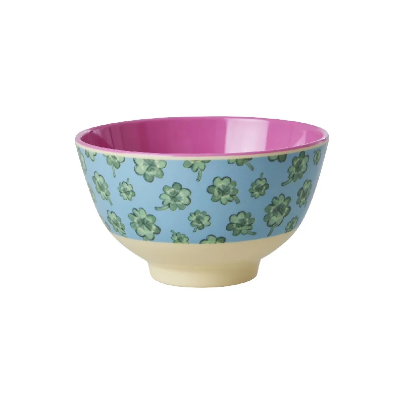 Trendy ombre glass pitchers-Rice DK Melamine Bowl with Good Luck Print - Small - 300ml