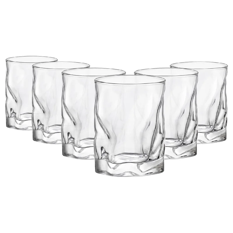 Casual outdoor tumblers with straws-420ml Sorgente Tumbler Glasses - Pack of Six