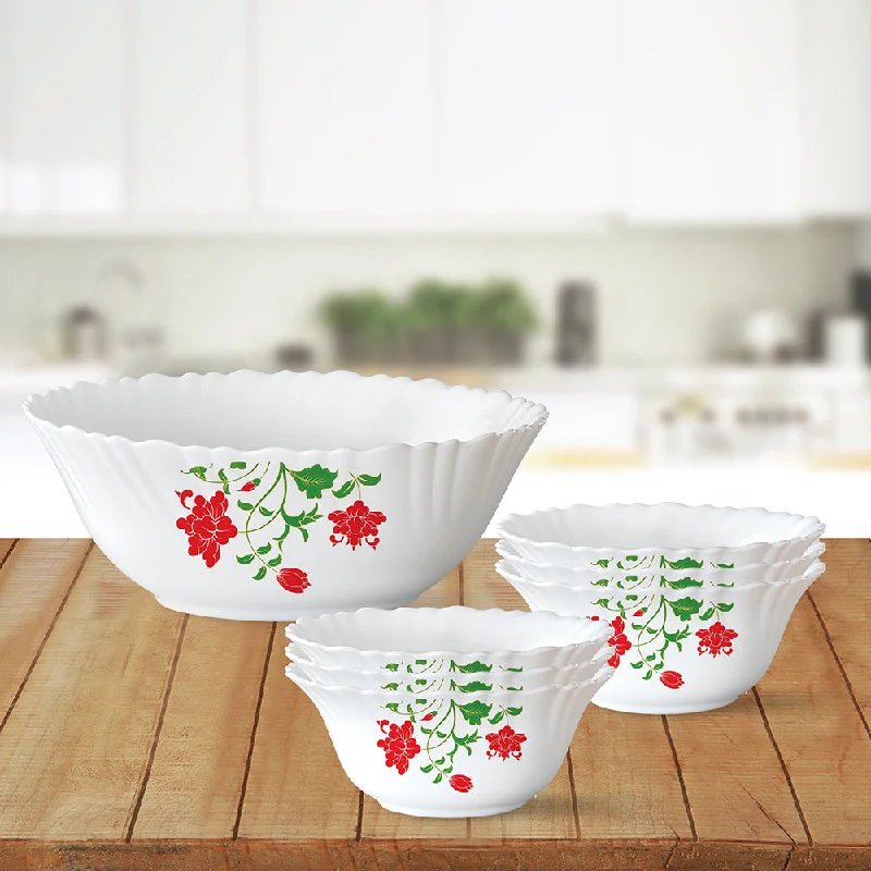 Luxury hand-painted plates-Larah by Borosil Hazel Pudding Set