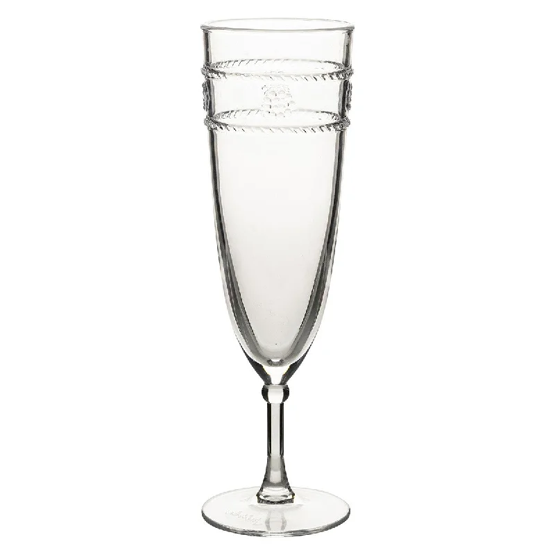 Trendy ombre glass tumblers-Isabella Acrylic Champagne Flute