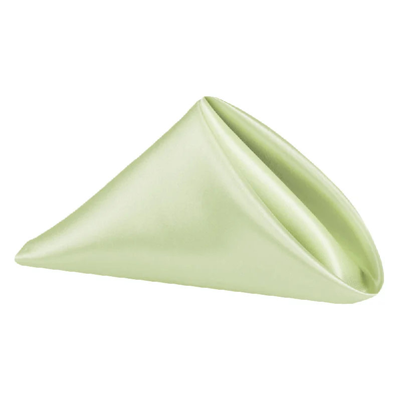 Chic minimalist serving trays-Satin Napkin 20"x20" - Sage Green