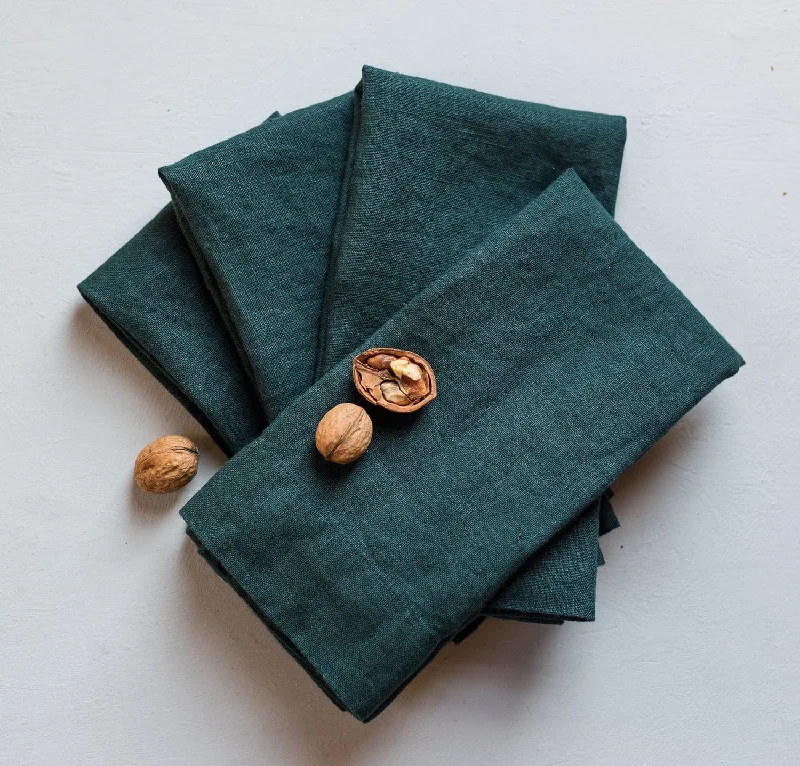 Affordable ceramic dessert bowls-Orkney Linen Napkin Set (Choose 4 or 6)