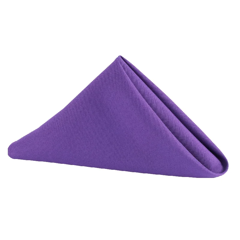 Trendy oversized serving trays-Polyester Napkin 20"x20" - Purple