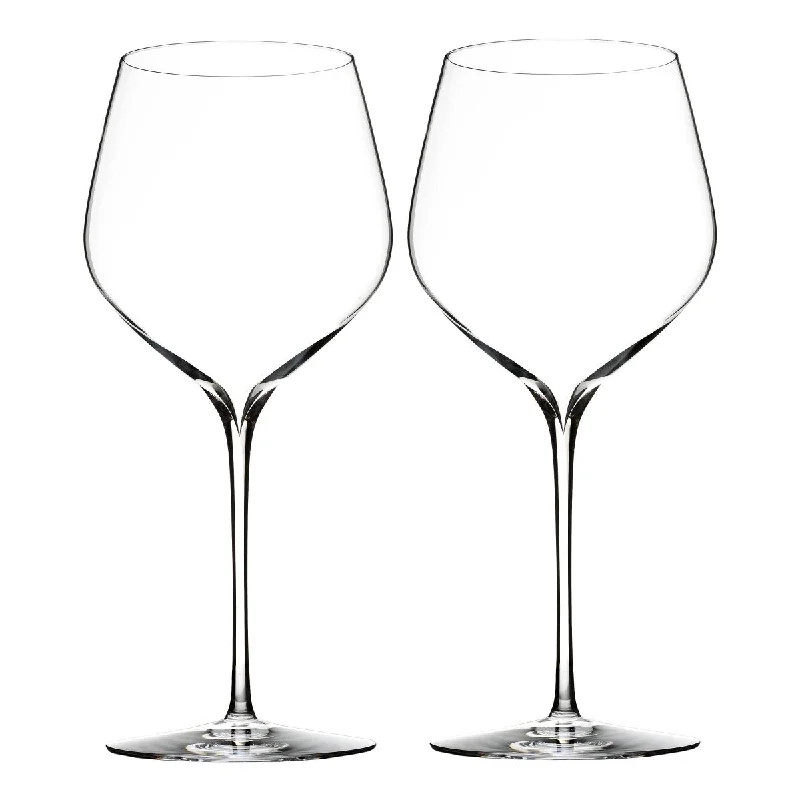 Luxury crystal water glasses-Waterford Elegance Cabernet Sauvignon Glasses Set of 2