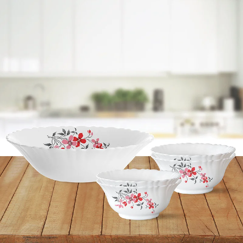 Trendy ombre ceramic plates-Larah by Borosil Fiore Pudding Set