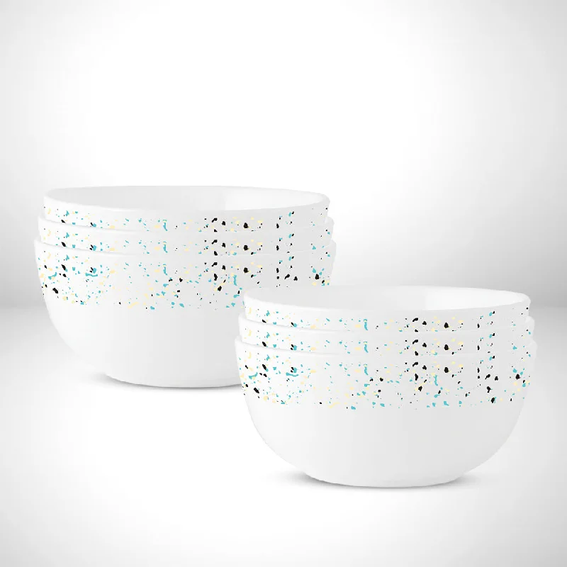 Casual melamine dinnerware sets-Larah by Borosil Riva Soup Bowl Set