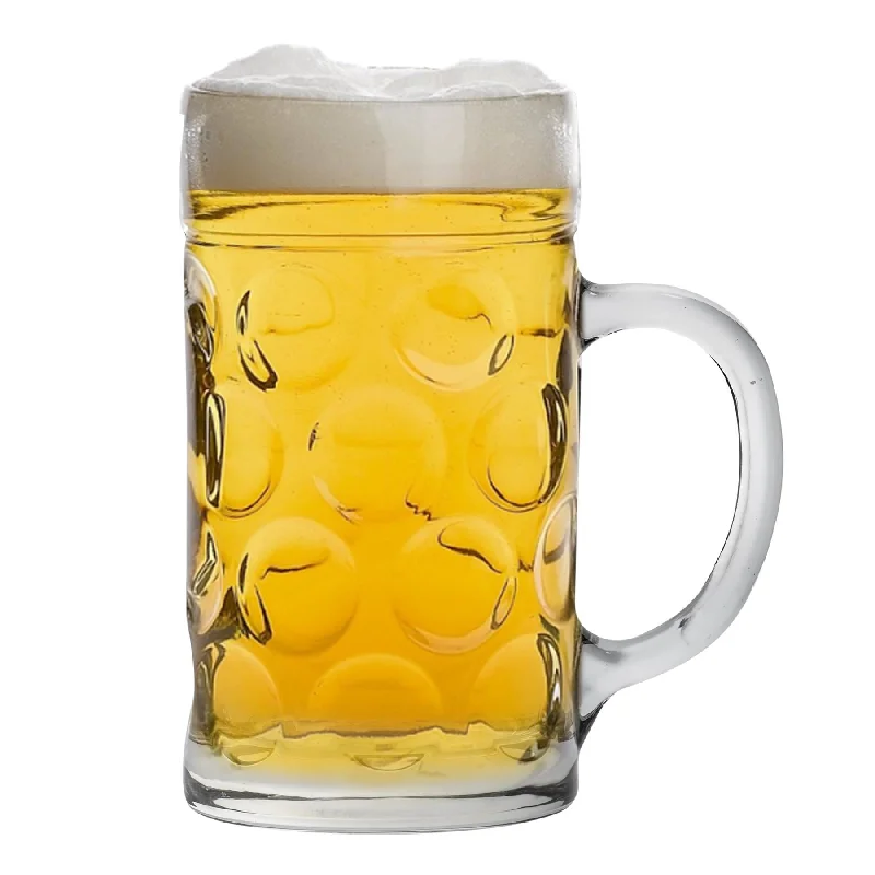 Casual plastic tumblers for picnics-2 Pints German Stein Beer Glass - By Rink Drink