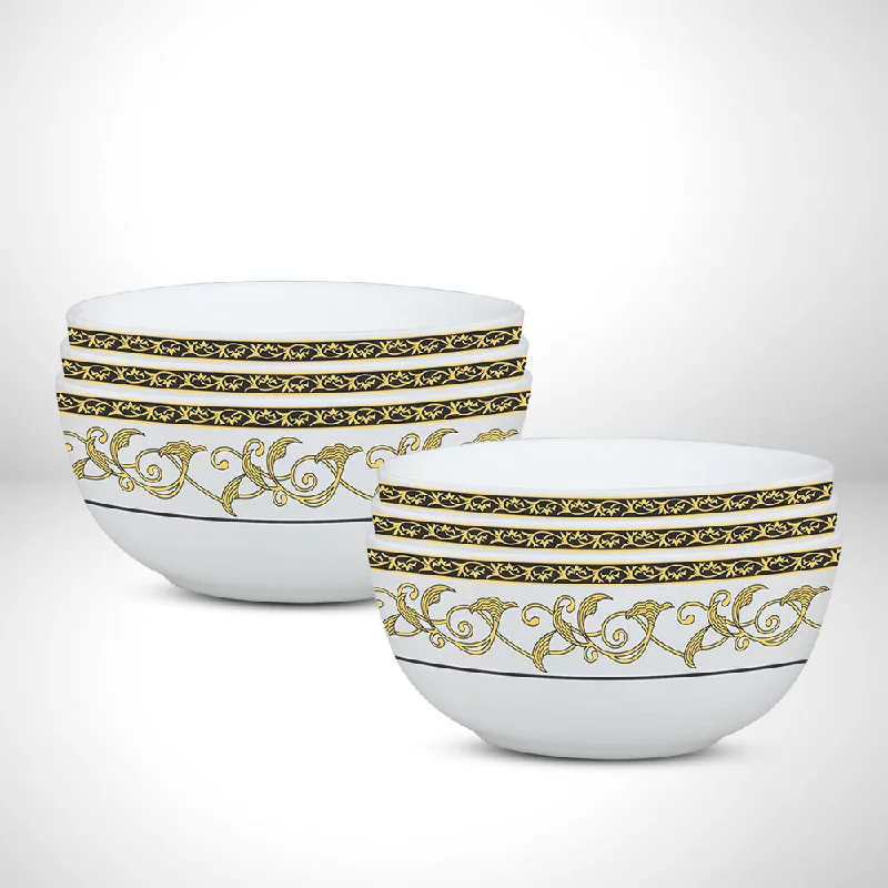 Designer ceramic dinner plates-Larah by Borosil Royale Soup Bowl Set