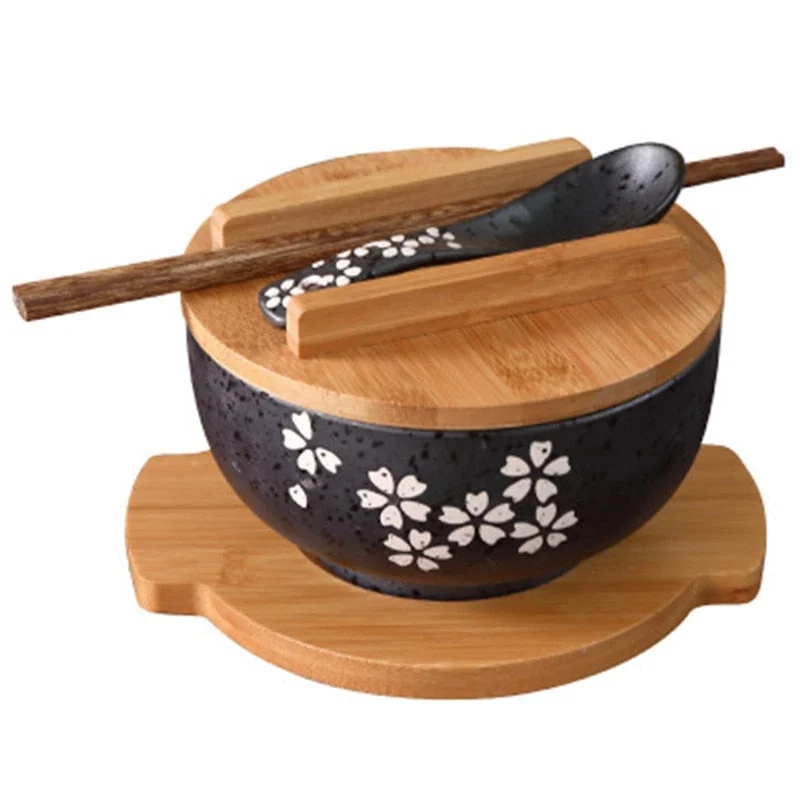 Affordable bamboo serving bowls-Ramen Bowl Aioiyo