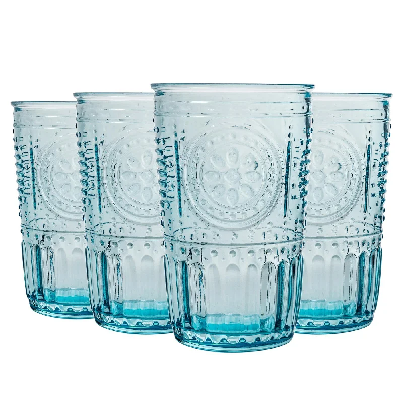 Affordable bamboo water cups-300ml Romantic Highball Glasses - Pack of Four