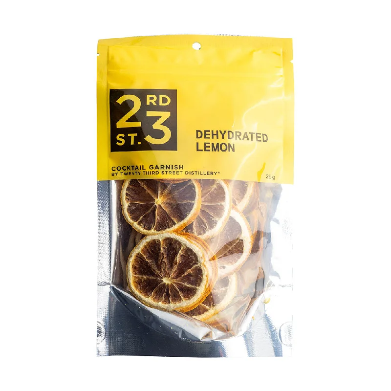 Trendy oversized dinner plates-23rd Street Distillery Dehydrated Lemon 25g Pack