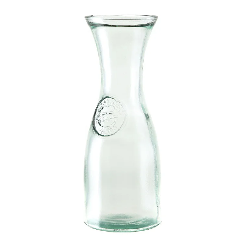 Vintage-inspired serving spoons-Recycled Glass Carafe 800ml