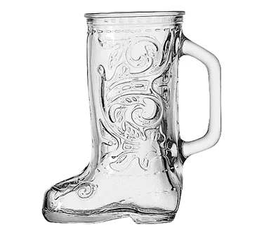 Affordable insulated tea tumblers-Anchor Hocking 162U Western Boot Beer Mug, 12-1/2 oz. | Denson CFE