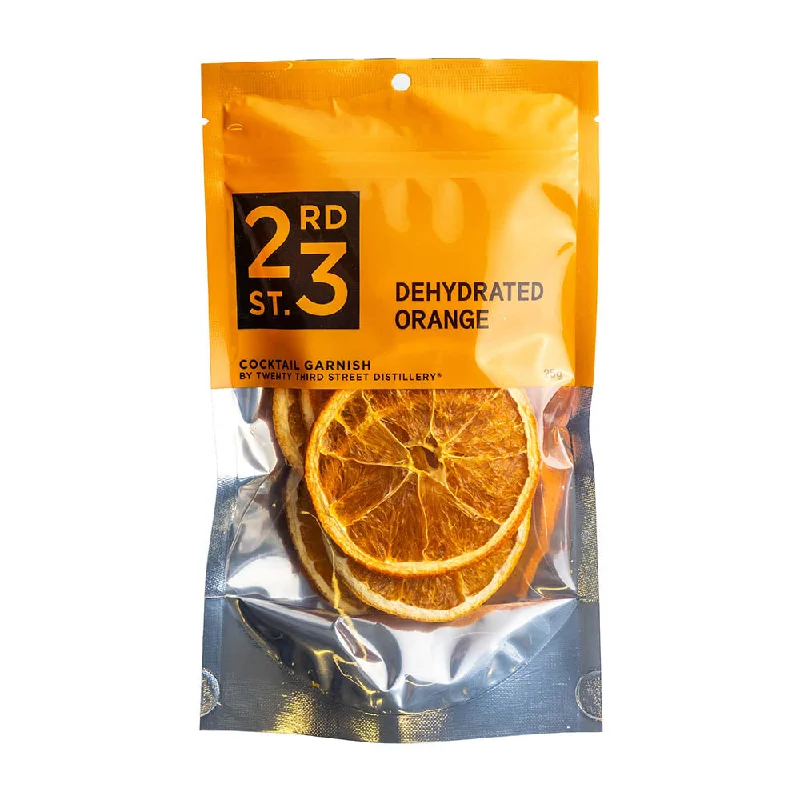 Chic metallic finish trays-23rd Street Distillery Dehydrated Orange 25g Pack