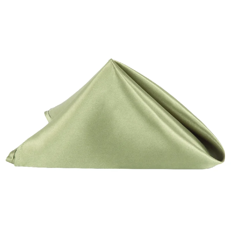 Affordable ceramic dinner sets-Satin Napkin 20"x20" - Willow Green