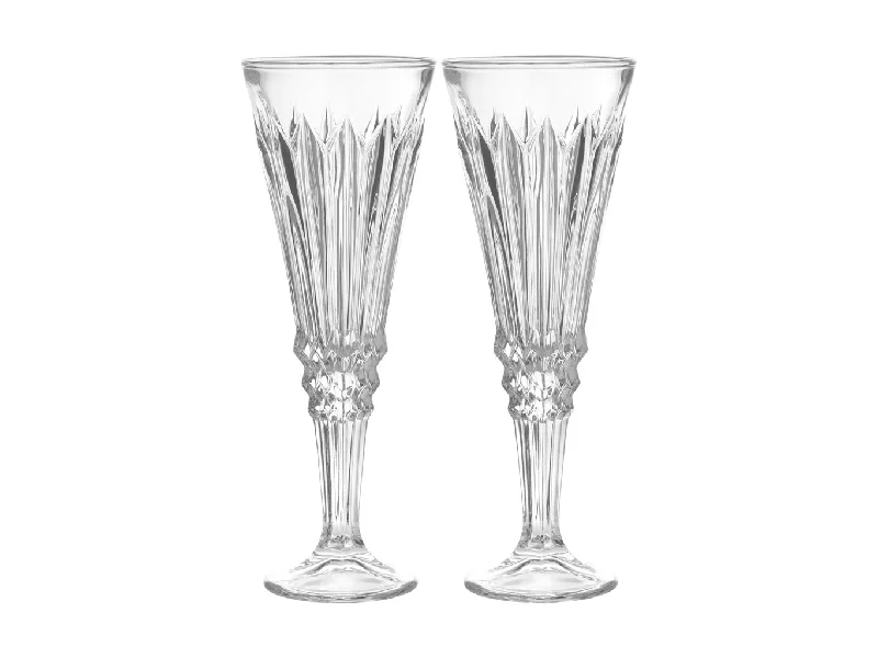 Luxury porcelain tea cups-Maxwell & Williams Cocktail & Co Mixologist Champagne Flute 180ML Set of 2 Karat Gift Boxed