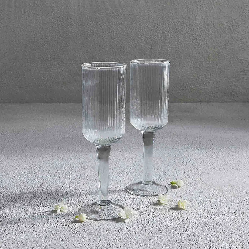 Trendy oversized ceramic tumblers-BARRO WINE GLASSES (SET OF 2)