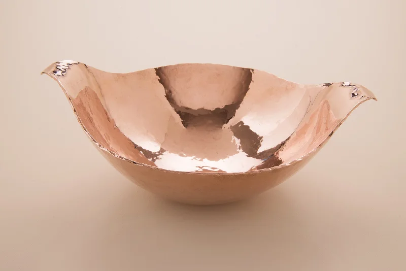 Designer wooden serving platters-Copper Sauce Bowl