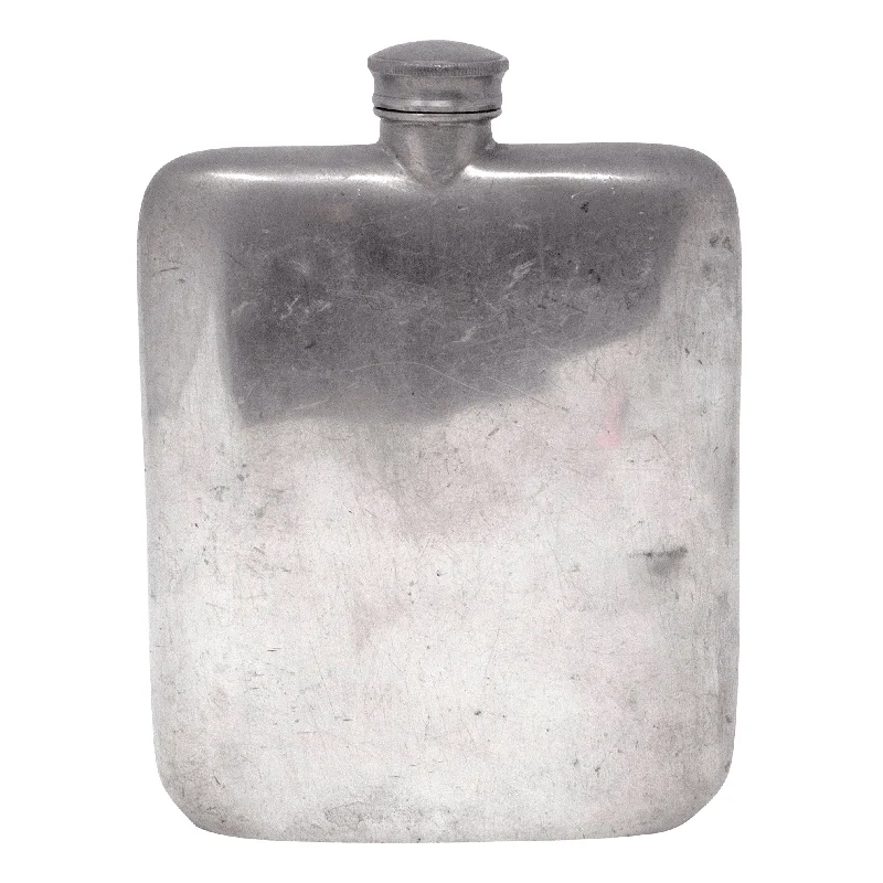 Luxury crystal serving pitchers-James Dixon & Sons Hip Flask