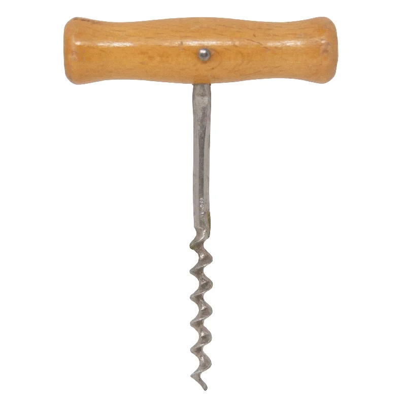 Trendy stackable glass plates-Light Wood Handle Pull Corkscrew