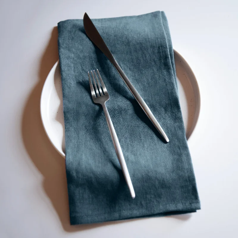 Casual plastic serving trays-Orkney Linen 12" Lunch Napkin Set