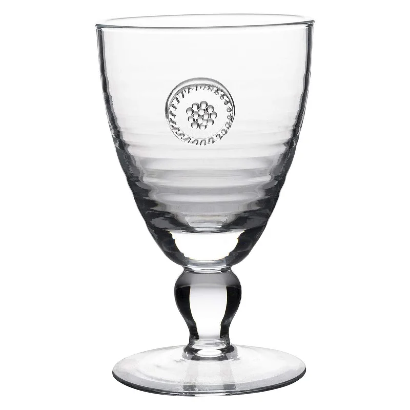 Casual plastic cups for parties-Berry and Thread Footed Goblet