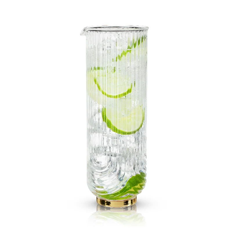 Luxury hand-painted tumblers-Gatsby Glass Carafe