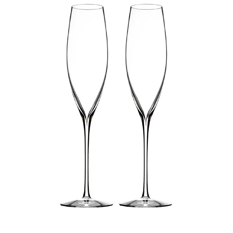 Trendy frosted tumblers with lids-Elegance Champagne Classic Flute, Pair