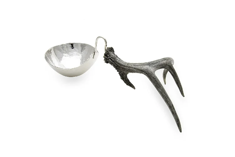 Casual camping dinner sets-Silver Nut Bowl with Handle