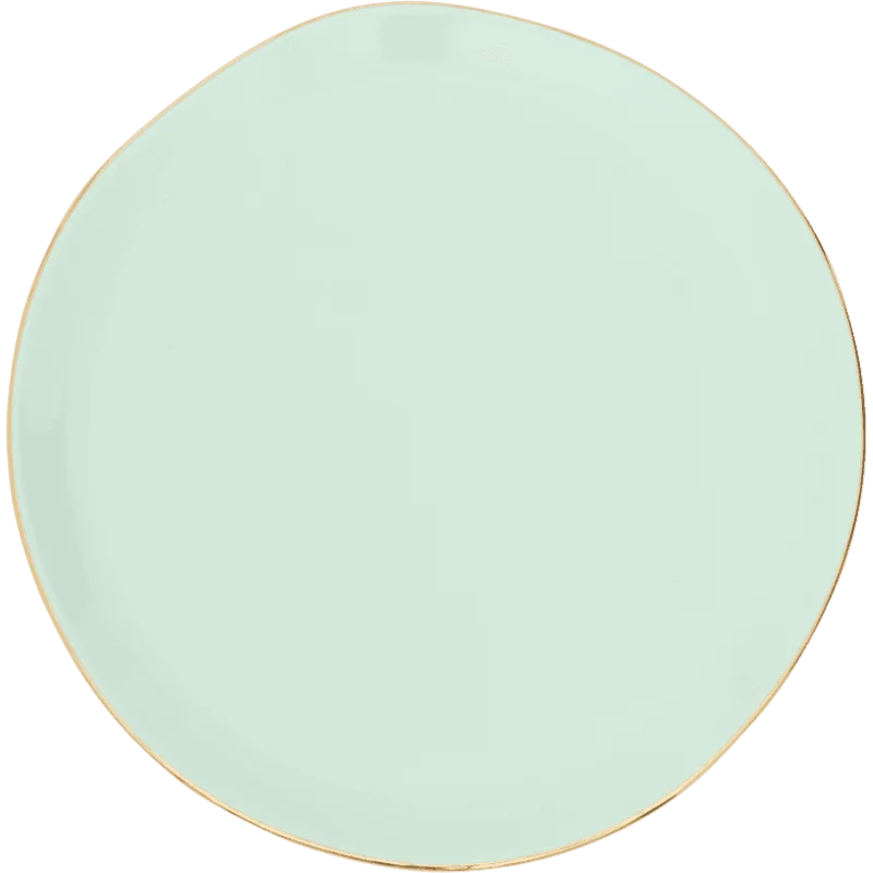 Designer stainless steel knives-Good Morning plate Ø22.8 cm - Celadon