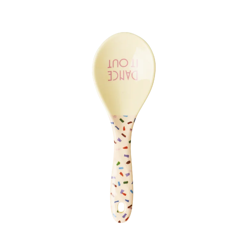 Elegant floral glass trays-Melamine Salad Spoon | Dancing Legs Print