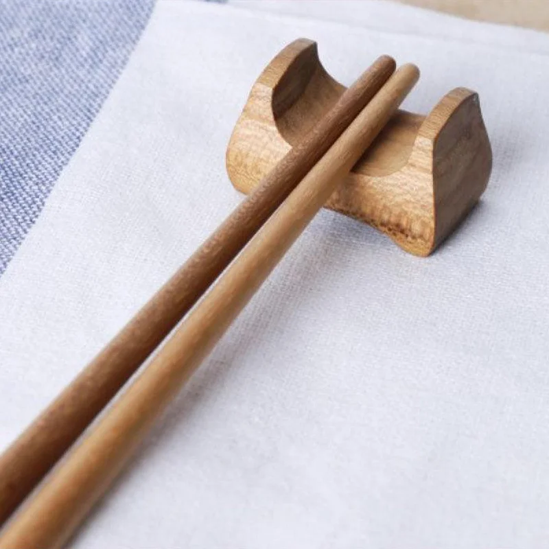 Affordable bamboo dinner plates-[Chabatree] Chopsticks Rest (Set of 2)