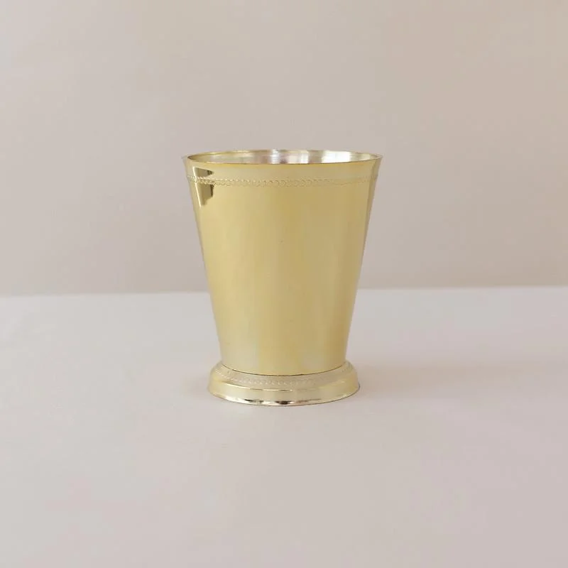 Elegant table lamps for desks-Gold 4'' Mint Julep Plastic Cup