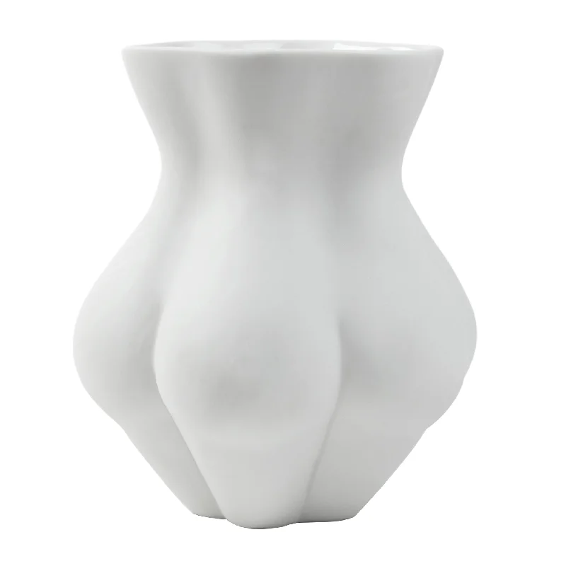 Elegant hand-blown glass vases-Kiki's Derriere Vase