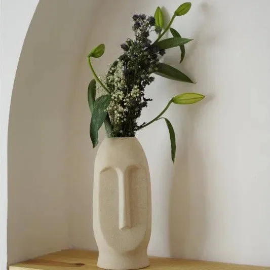 Affordable ceramic table decor-Viso Vase | Multiple Colors