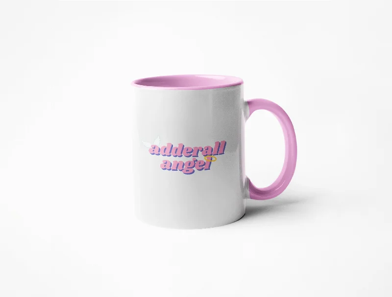 Luxury porcelain coffee mugs-Adderall Angel -  Coffee Mug