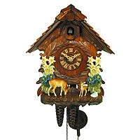 Trendy stackable wall shelves-August Schwer Chalet-Style Cuckoo Clock - 1.0455.01.P - Made in Germany