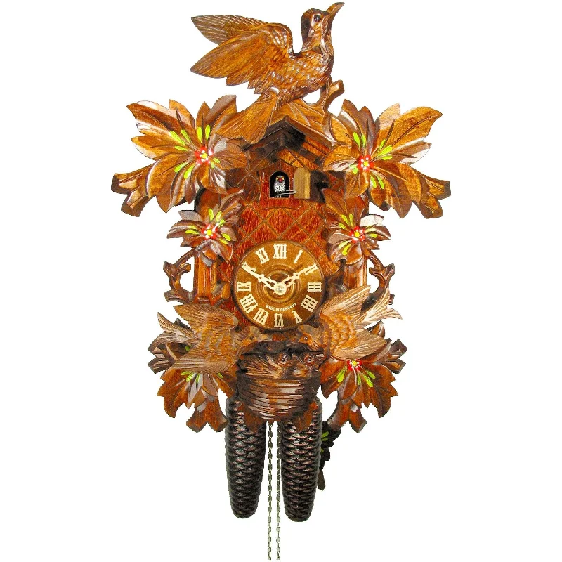 Luxury crystal chandeliers for homes-August Schwer Cuckoo Clock - 2.0102.10.C - Made in Germany