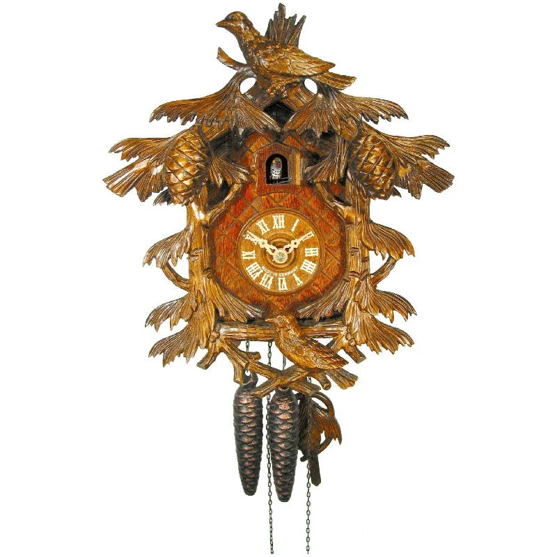 Trendy matte black vases-August Schwer Cuckoo Clock - 1.5045.01.P - Made in Germany