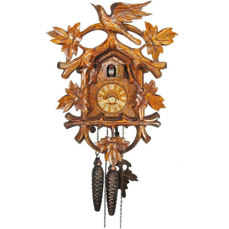 Elegant hand-painted wall decor-August Schwer Cuckoo Clock - 1.8503.01.P - Made in Germany