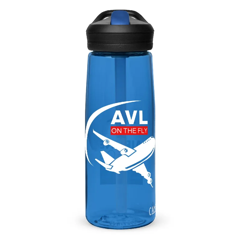 Casual plastic water tumblers-AVL ON THE FLY (BLUE) Sports water bottle