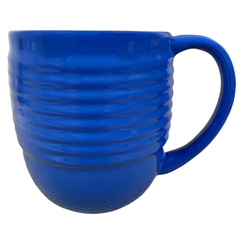 Elegant tea cups with saucers-Beehive Blue Mug Bosco Ware